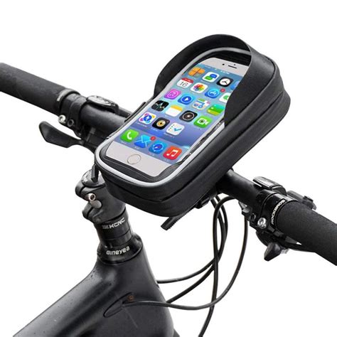 RockBros Bike Phone Case Waterproof Bicycle Phone Mount Bag Touch ...