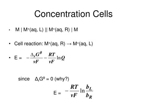 PPT - Nernst equation PowerPoint Presentation - ID:6775484