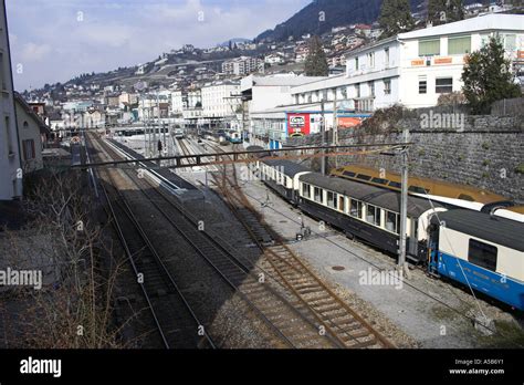 Montreux Railway Station, Montreux, Switzerland Stock Photo - Alamy