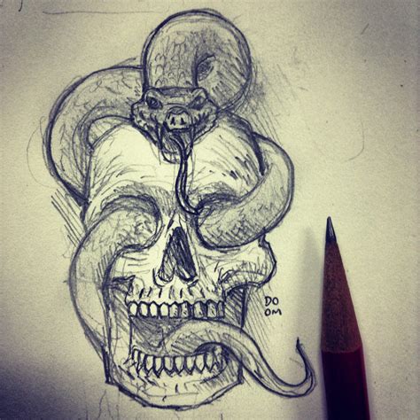 15+ Skull Drawings, Art Ideas | Design Trends - Premium PSD, Vector ...