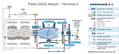 De Cdg terminal 2 carte - Charles de gaulle terminal 2 carte (Île-de ...