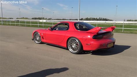 Mazda RX-7 FD3S 3-rotor Twin Turbo 550HP - Lovely Turbo Sounds - YouTube