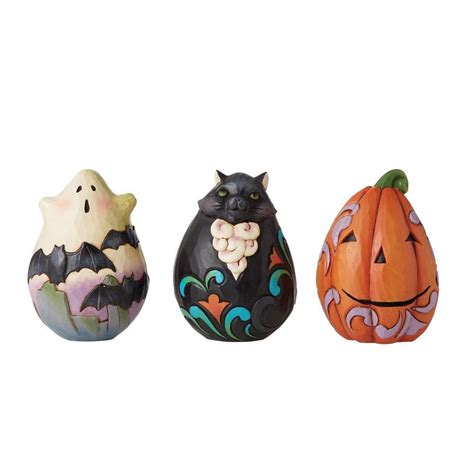 Jim Shore “Halloween Egg Mini” Set of 3 Egg Figurines (6010840)