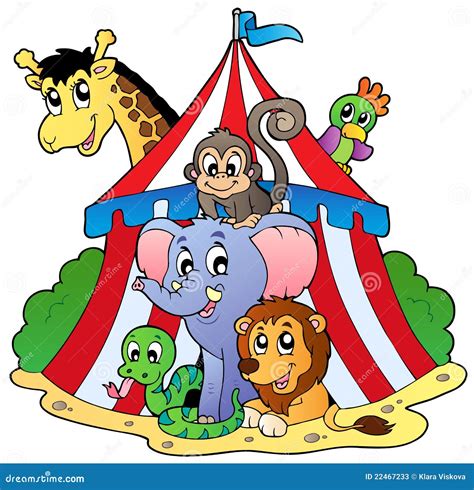 Cartoon Circus Animals