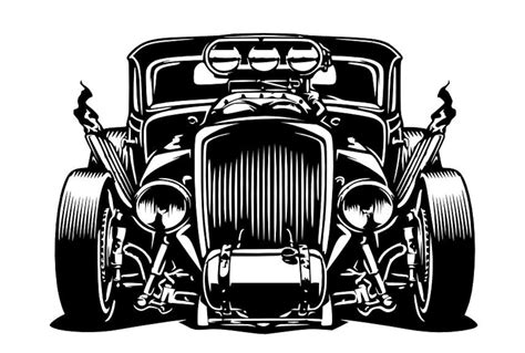 Hot Rod Rat Rod Dxf Svg Vector File Only - Etsy Canada