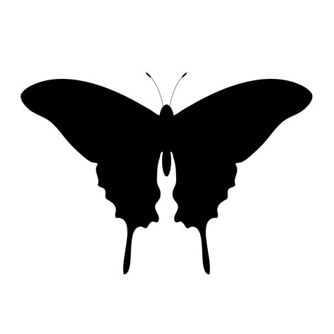 Butterfly Silhouette Clipart Free Stock Photo - Public Domain Pictures