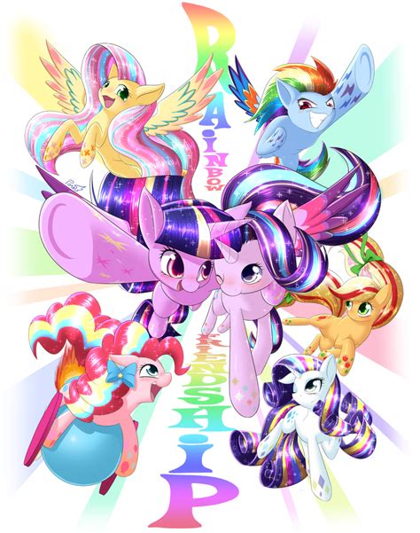 Rainbow Friendship by PhoenixPeregrine on DeviantArt