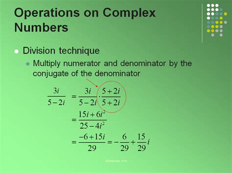 Operations With Complex Numbers - cloudshareinfo