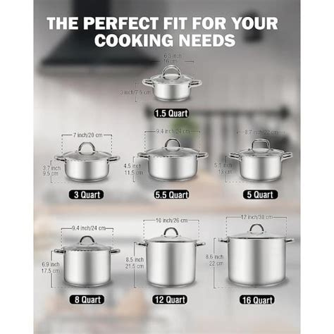 20 Quart Stock Pot Dimensions Quality Guaranteed | wcigco.netfirms.com