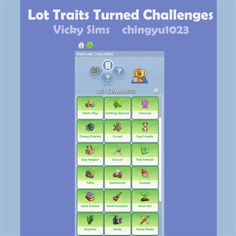 Install Lot Traits Turned Challenges - The Sims 4 Mods - CurseForge