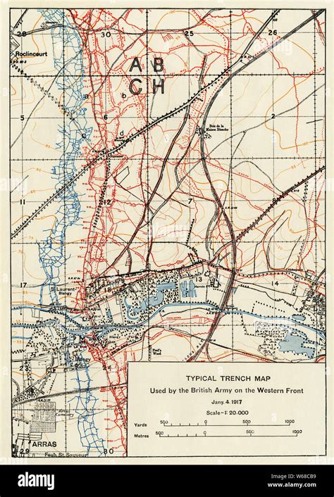 Ww1 Trenches Map