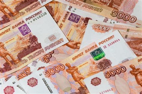 Ruble banknotes stock photo. Image of russian, market - 60263868