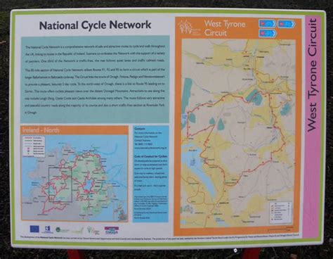 National Cycle Network information... © Kenneth Allen cc-by-sa/2.0 ...