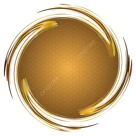 Circle Gold Frame Vector PNG Images, Circle Gold Frame, Circle, Gold ...