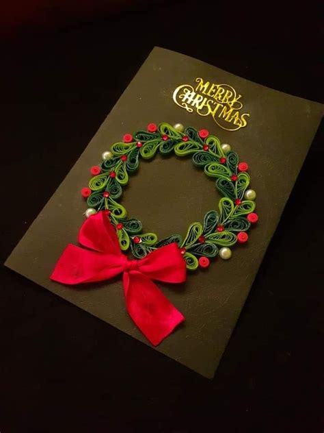 Handcrafted Christmas Cards with Paper Quilling