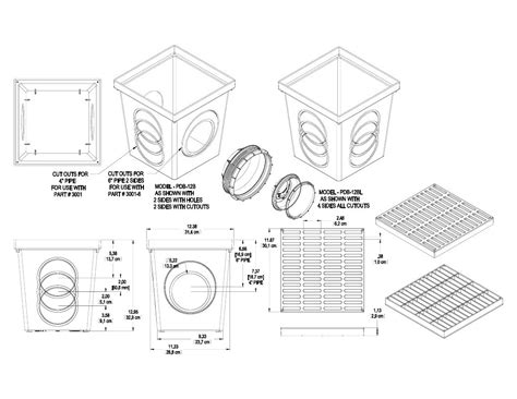 300mm Drainage Sump Square Catch Basin with Grate – www.polylok.eu