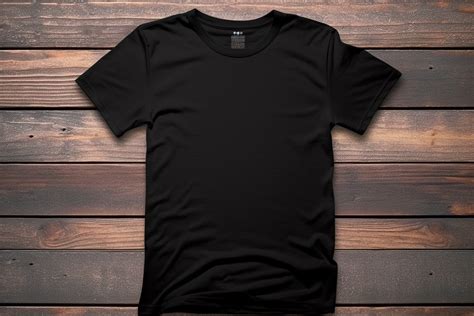 Black T-shirt Mockup Gráfico por Illustrately · Creative Fabrica