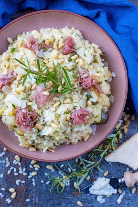 Courgette Risotto with Parma Ham | Recipe | Healthy dinner choices ...