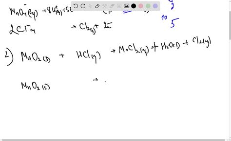 SOLVED: MnO2 + HCl à MnCl2 + Cl2 + H2O Tentukan reaksi oksidasi dan ...