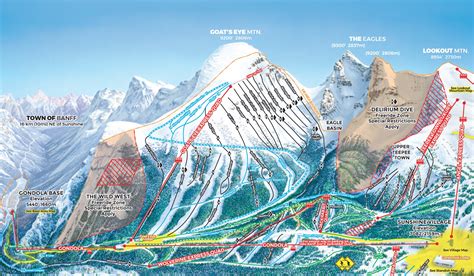 Banff/Lake Louise Trail Maps | Ski Map | Ski.com