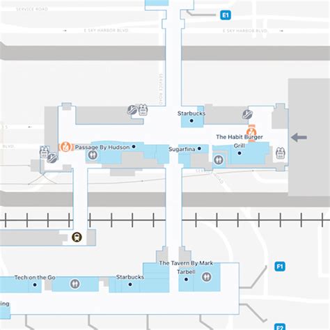 Phoenix Airport Terminal 4 Interactive Map & Guide