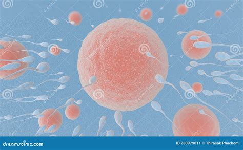 Fertilization is the Fusion of Haploid Gametes Egg Stock Illustration ...