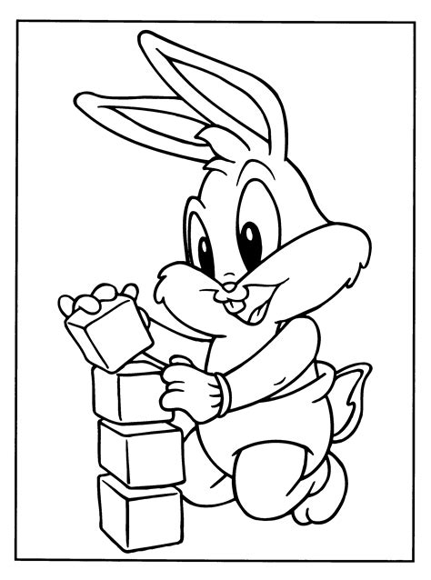 Baby looney tunes Coloring Pages - Coloringpages1001.com