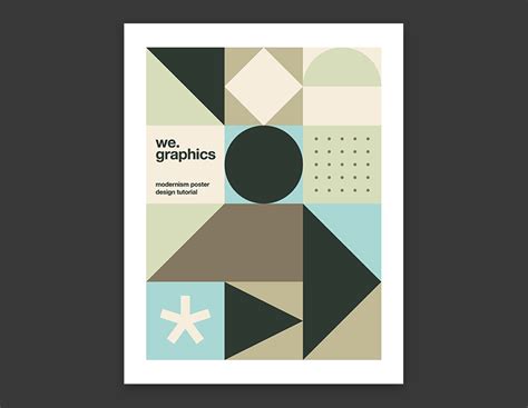 Design a Modernism Inspired Poster from Scratch with Illustrator ...