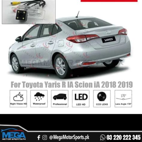 Toyota Yaris Rear Camera HD / Night Vision Back View Camera – Mega ...