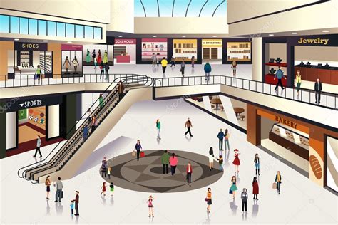 Centro comercial vector, gráfico vectorial © artisticco imagen #45098319