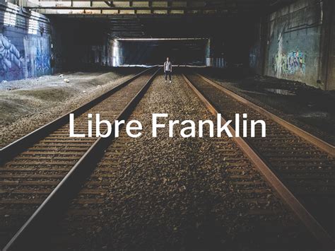 Libre Franklin font | free download for WEB