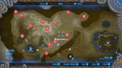 Legend of zelda breath of the wild shrine locations - mevainsure