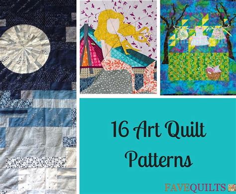 16 Art Quilt Patterns | FaveQuilts.com