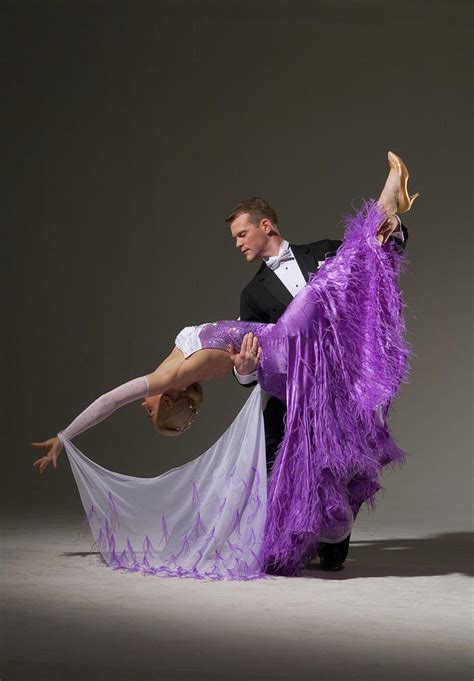 Ballroom Dancing Pair Performing Dip #1 by Pm Images