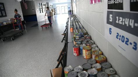 Cane Bay schools give thanks through food and clothing drive