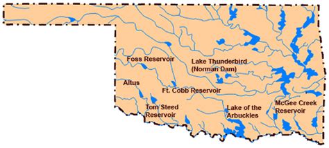 Oklahoma Lakes and Reservoirs