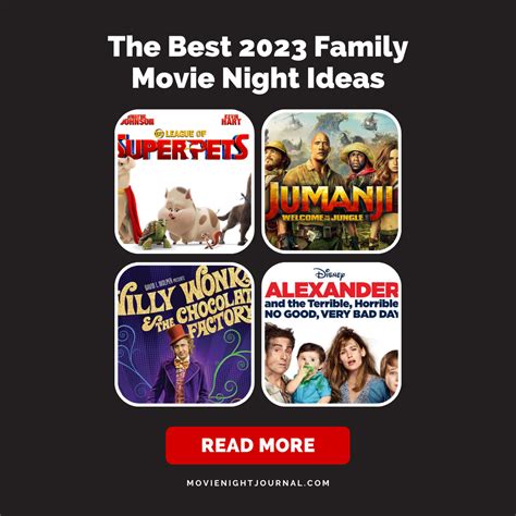 The Best Family Movie Night Ideas for 2023 - Movie Night Journal