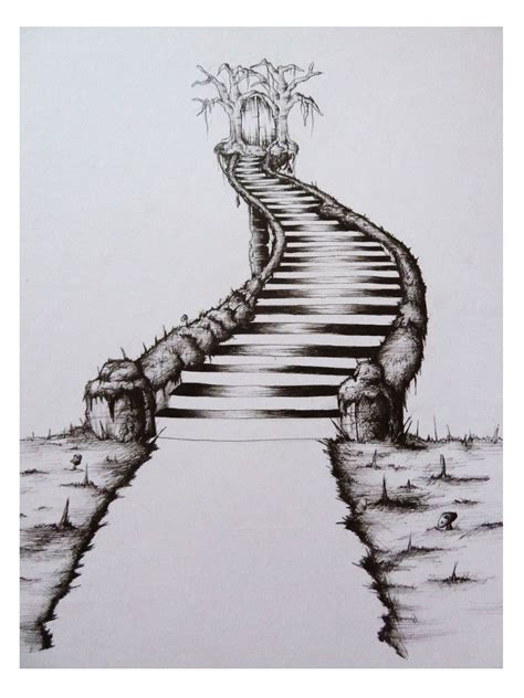 Stairway To Heaven Tattoo Drawing