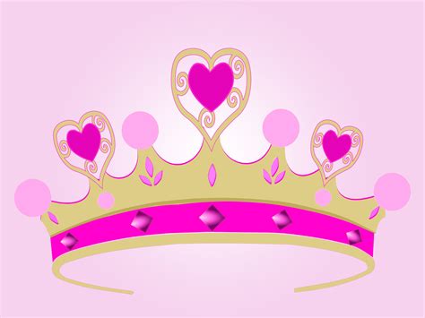 Princess Crown Backgrounds | 3D, Pink Templates | Free PPT Grounds and ...