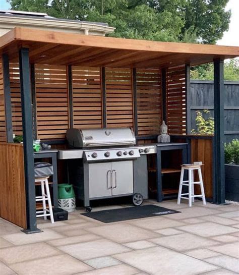 45 BBQ Shelter Ideas: 15 Modern Open BBQ Shack