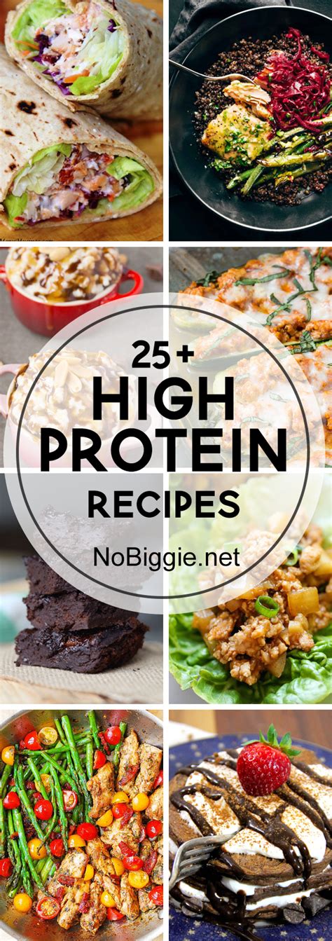 25+ High Protein Recipes | NoBiggie