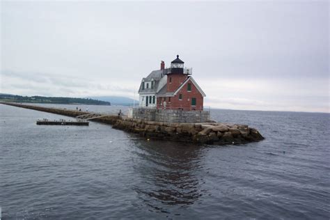 Rockland Breakwater Lighthouse - Acadia East Campground