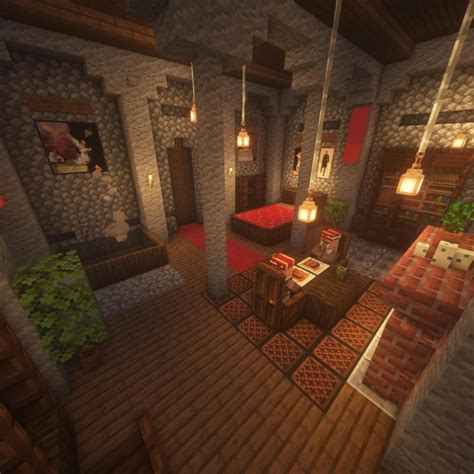 Get Medieval Bedroom Minecraft Interior Design Background