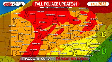 Updated Pennsylvania Fall Foliage Forecast - October 6th, 2022 - Fall ...