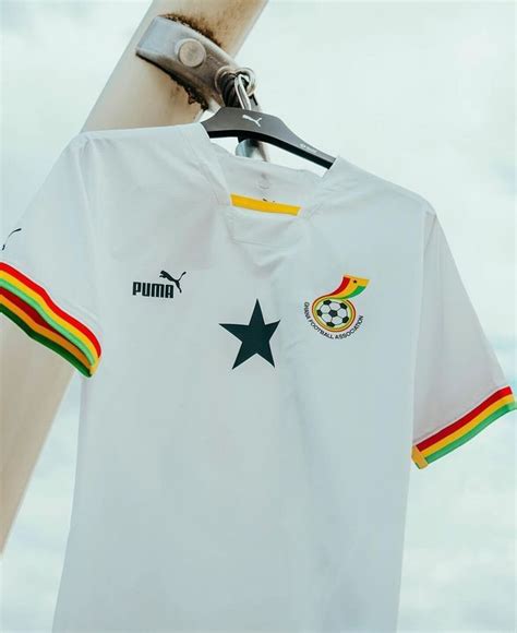 Ghana 2022 Home Jersey | Ghana football, Football tops, Ghana