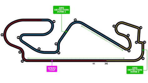 Circuit de Barcelona Catalunya Track Map, Spanish Grand Prix 2022 ...