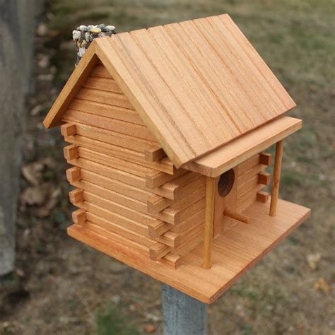 Handmade Log Cabin Birdhouse | Etsy | Bird house kits, Bird house, Bird ...