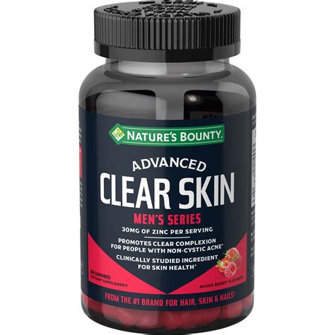 Nature's Bounty Advanced Men's Series Clear Skin Gummies - Shop ...