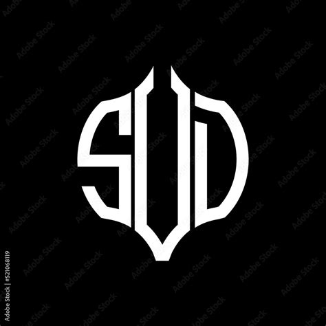 SVD letter logo. SVD best black background vector image. SVD Monogram ...