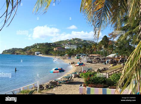 Frigate bay beach in St. Kitts Stock Photo - Alamy